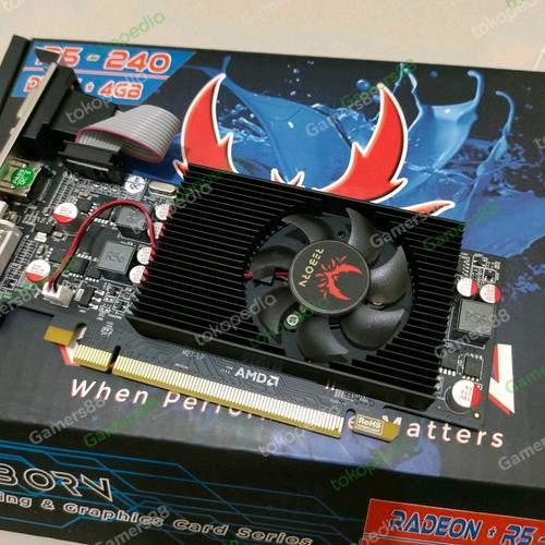 Jual VGA CARD Ati Radeon AMD-R5 240 4GB DDR5 RADEON PCIE - Jakarta ...