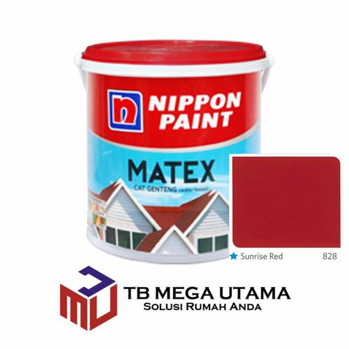 Jual Nippon Matex Genteng 828 Sunrise Red 2,5 Liter Cat Atap