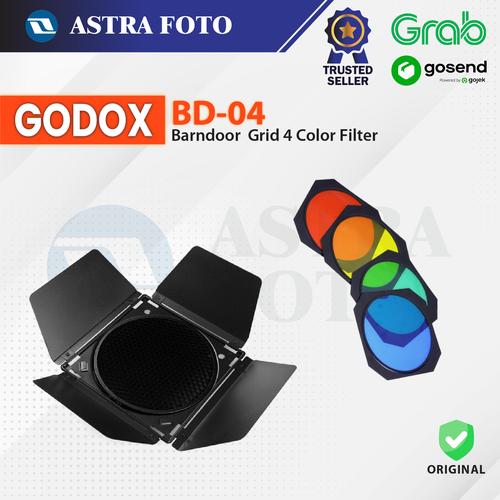 Godox BD-04 Covering Flap - Accessorio Per Illuminazione, Con Filtri Colorati, Per Controluce E Effetti Creative