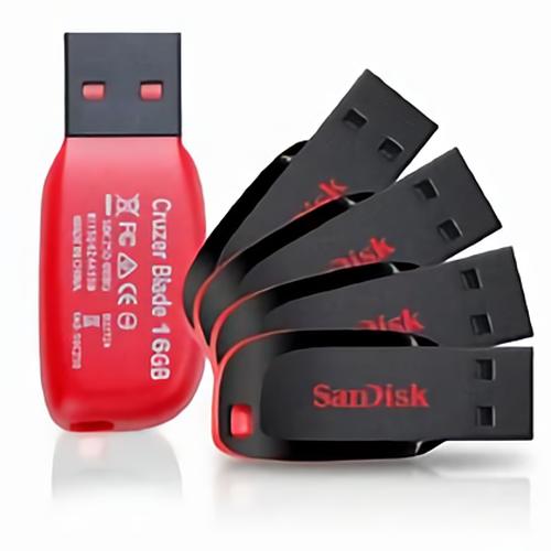 Jual Sandisk Cruzer Blade Flashdisk 8GB/16GB/32GB/64GB with USB 2.0 ...