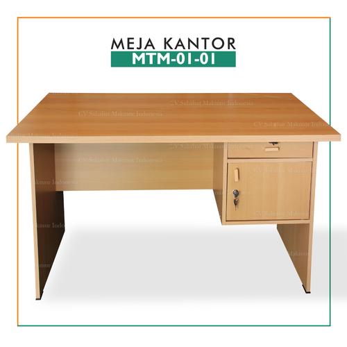 Jual MEJA KERJA KANTOR / MEJA KERJA KOMPUTER / MEJA KAYU MINIMALIS 1/2