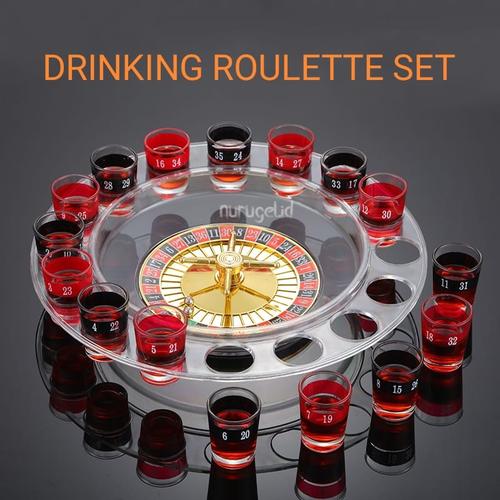 Promo Drinking Roulette Set Party Game Permainan Rolet Pesta Minum Transparant Jakarta Utara