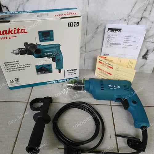 Makita M0801B Bor Listrik 13mm Makita M 0801B Maktec Mt80B Bor Tangan di  Rays Teknik_new Tokopedia