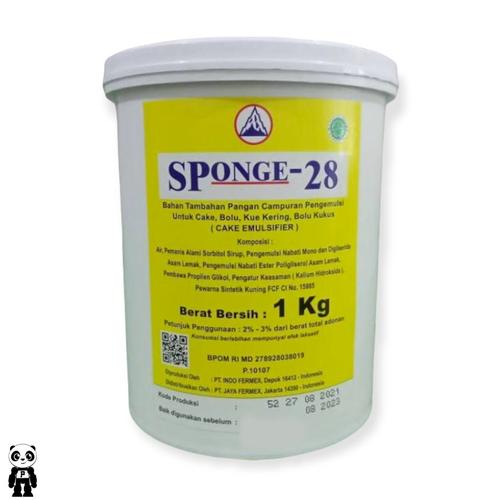 Jual Sponge 28 cake emulsifier repack 250 gr pengembang penstabil kue ...