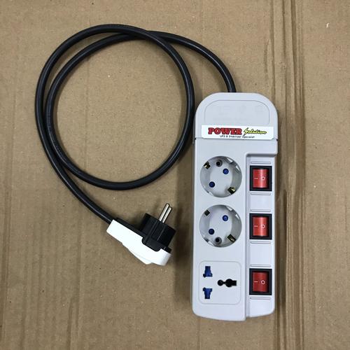 Jual Colokan Listrik Stop kontak germany n universal on off kabel 3x 1 ...