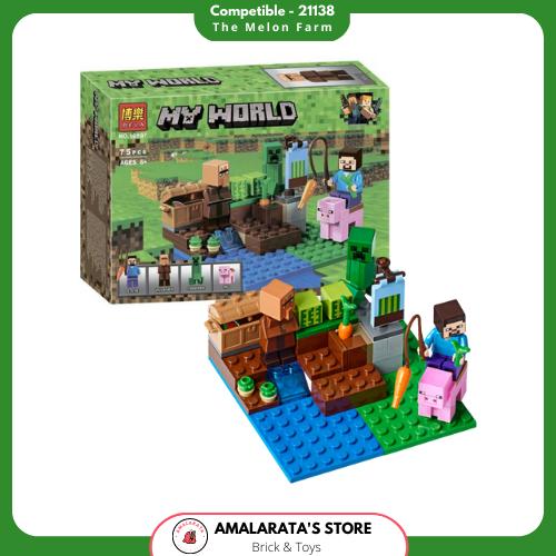 Jual bricks compatible Minecraft 21138 The Melon Farm Kota