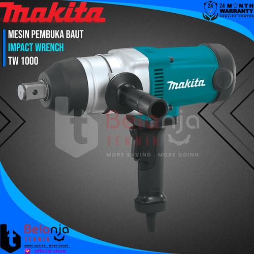 Promo Makita Impact Wrench 1 Inch TW 1000 Mesin Pembuka Baut Listrik TW1000 Cicil 0 3x Kota