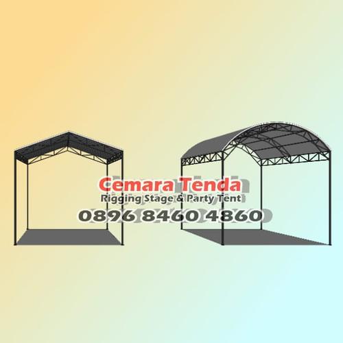 Jual Tenda pesta / model rumah lengkung / tenda acara / tenda warga