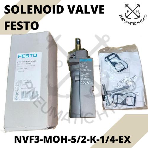 Vanne Solénoïde Festo 535987 - Modèle NVF3-MOH-5/2-K-1/4-EX - Neuf - Automatisme Industriel
