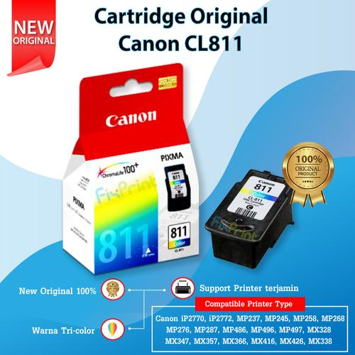 Jual Cartridge Tinta Canon CL811 CL811 Color 811 iP2770 MP287 MX366