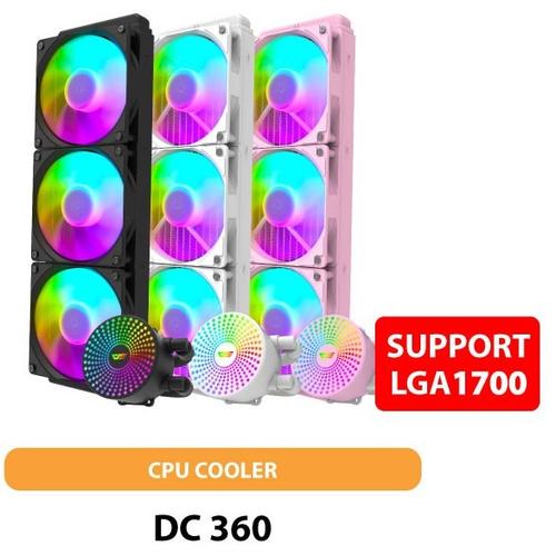Jual CPU cooler DARKFLASH DC360 ARGB Liquid CPU Cooler For Intel & AMD ...
