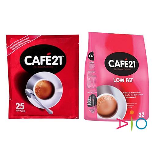 Jual Cafe 21 Coffee mix 2in1 / Cafe21 Kopi 2 in 1 Tanpa Gula ( No Sugar