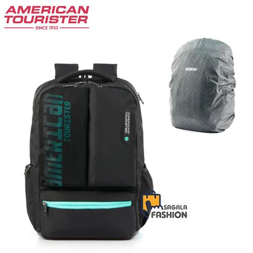 Jual American Tourister Hall BTS Backpack Laptop 17 inch Green Kab