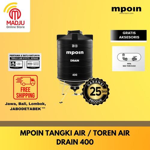 Promo TANGKI AIR / TOREN AIR MPOIN D400 350L DRAIN SERIES WATER - Kota ...