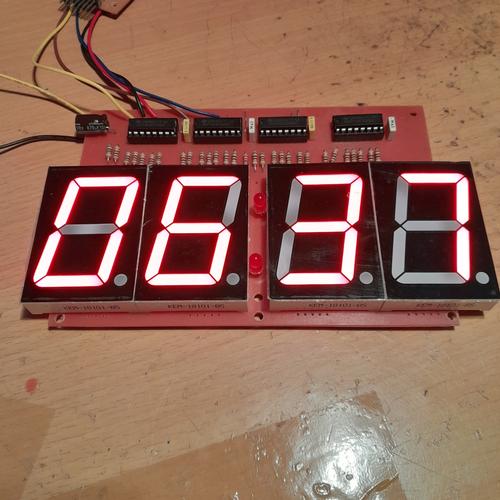 Jual PCB Arduino Driver 74HC595 595 seven segment 1.8 inch 4 digit ...