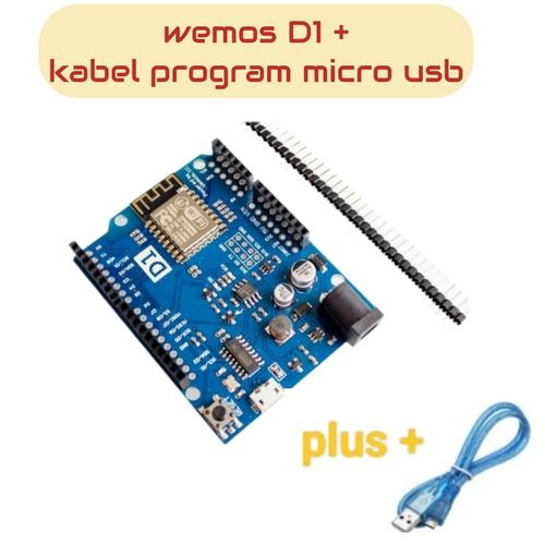 Jual Wemos D1 + kabel program ESP-12F ESP8266 Mini WiFi NodeMcu uno ...