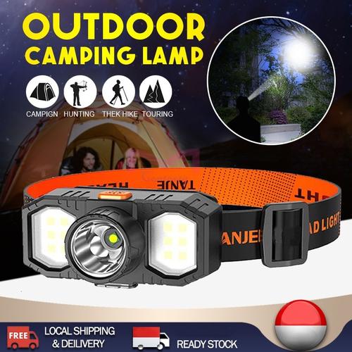 Promo Senter Kepala Mini 3 LED Portabel Super Terang Outdoor LED