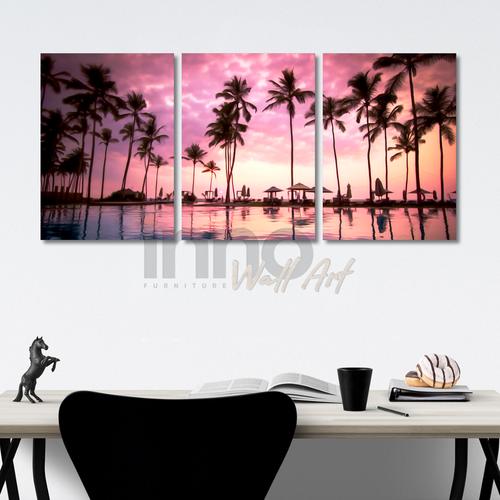 Jual Poster Landscape Pemandangan Siluet Sunset Aesthetic Wall Art LAND 014 Kab. Sragen inno