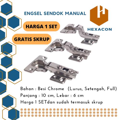 Jual Engsel sendok/ engsel lemari manual - LURUS - Jakarta Barat ...