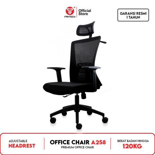 Jual Fantech Kursi Kerja Kantor OCA258 Premium Office Chair Grey