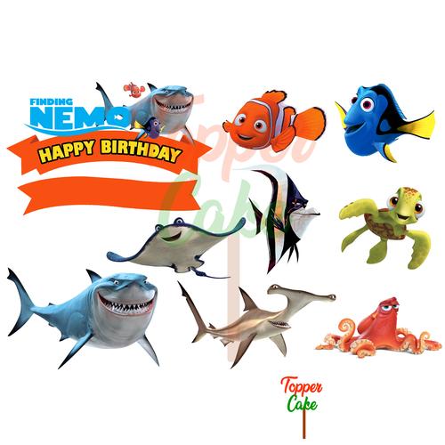 Jual Topper Cake Nemo Gratis tambah nama, usia dan foto - Kab. Bandung ...