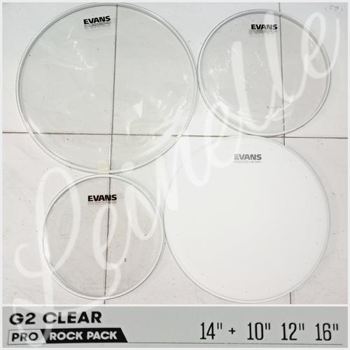 Juego de Parches Evans EPP-G2HDD-S para Batería 12 13 14 16 | Bodega