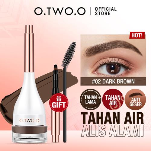 Jual O.TWOO Eyebrow Dying Cream Natural Shaping waterproof Eyebrow
