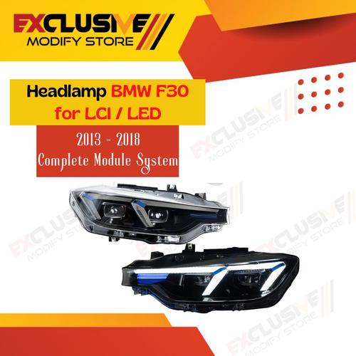 Jual HEAD LAMP BMW F30 LASER HEADLIGHTS COMPLETE MODULE ECU SYSTEM