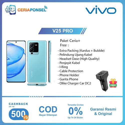 Gambar Vivo V25 5G 8/256GB 64MP Night Camera - Vivo V25 PRO Garansi Resmi - Vivo v25, Black dari Ceria Ponsel Official Kota Tangerang Tokopedia