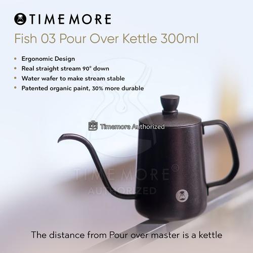 Jual Timemore Gooseneck Kettle Fish 03 Pour Over Coffee Pot 300ml Teko