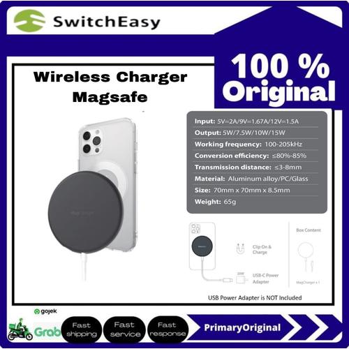 Promo Wireless Charger iPhone 12 Pro Max Mini SwitchEasy MagCharger