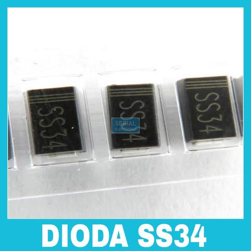 Jual DIODA SS34 SMD 3A 1N5822 SMA DO-214AC SCHOTTKY BARRIER RECTIFIER ...