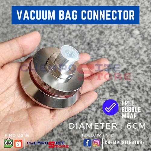 Numatic Charles Vacuum Hose Connector – Threaded Neck, Blue, Fits Hoover 206493 & 227397