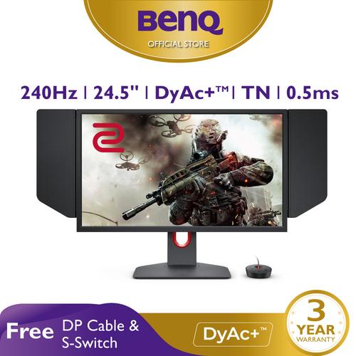 Promo Monitor Gaming BenQ ZOWIE XL2546K 24 inch 240Hz 0.5ms Dynamic