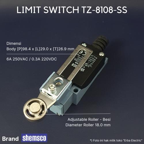 Jual TZ8108 Limit Switch Steel TZ8 Shemsco CNTD Setara D4V8108Z
