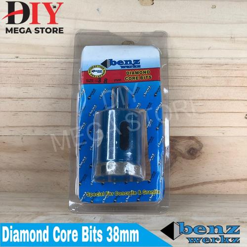 Jual Diamond core bits 38 mm mata bor granit diamond core bit 38mm benz ...