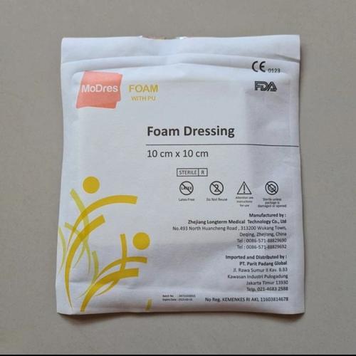 Jual Modres Foam Dressing with PU 10x10 Plester Luka Diabetes Luka