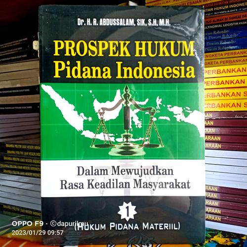 Jual Prospek Hukum Pidana Indonesia dalam Mewujudkan Keadilan ...