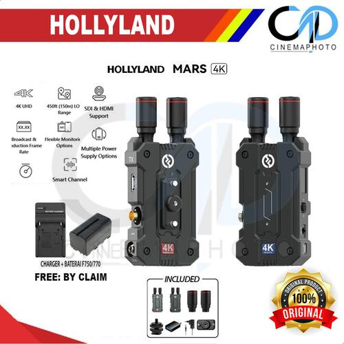 HOLLYLAND MARS 4K SDI HDMI 0.06s 450ft Wireless Video Transmitter Receiver Kit E - Foto 11