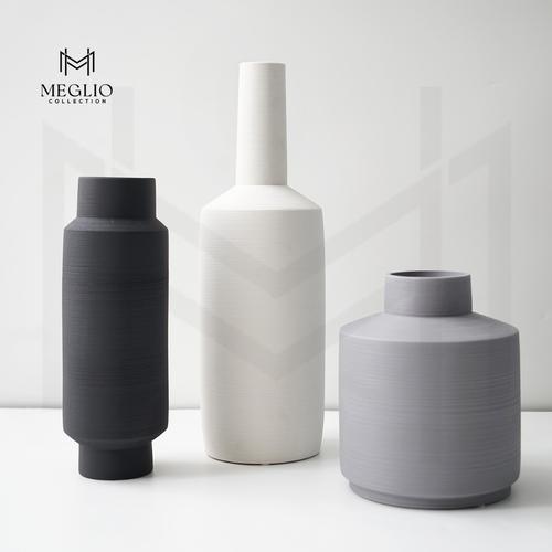 Jual Contemporary Ceramic Vase -Rocco- Vas Pajangan Ruang Gaya ...