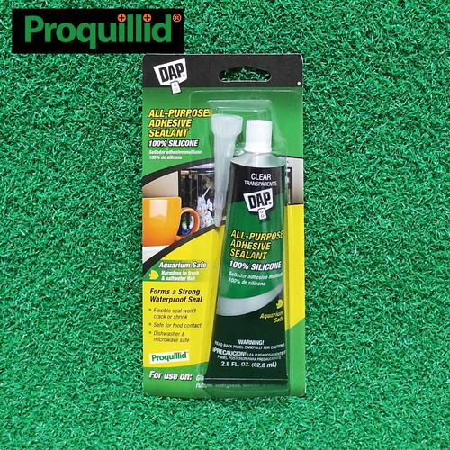 Jual DAP ADHESIVE SILICONE SEALANT CLEAR LEM KACA KARET AQUARIUM FOOD