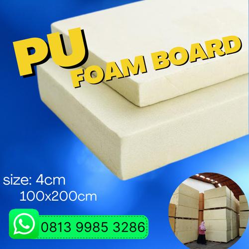 Jual Polyurethane Foam Sheet Rigid Foam Sheet Board PU Board PU Sheet 4cm Jakarta Utara Indo
