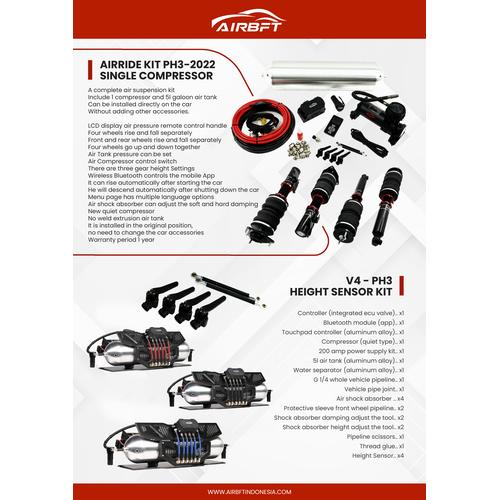 Jual AIRSUS AIRBFT SUSPENSION PLATINUM FULL KIT PACKAGE CONTROL KIT Kota Bekasi AIRBFT