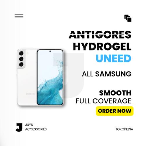 ANTI GORES HYDROGEL SEMUA TIPE SAMSUNG FULL SCREEN PROTECTION  Depan&Belakang, Clear (bening) di Juynacc Tokopedia