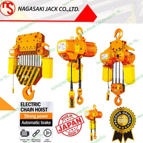 Jual Nagasaki Electric Chain Hoist 1 Ton Made in japan Jakarta Utara Jaya Abadi ( BUDI DAYA