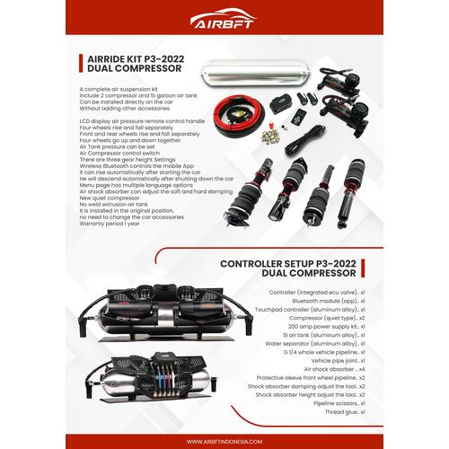 Jual AIRSUS AIRBFT SUSPENSION DIAMOND FULL KIT PACKAGE SHOCK ABSORBER Kota Bekasi