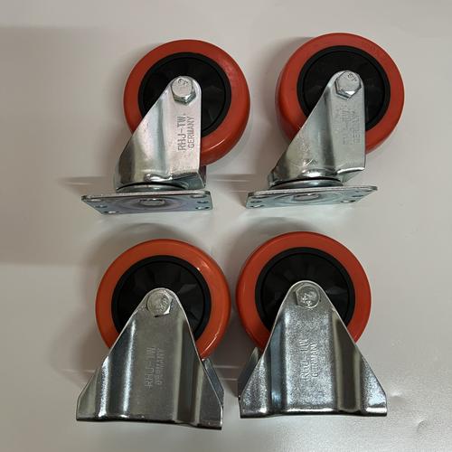 Jual Roda Troli Pu RHJ TW Caster Germany 4 inch 2 Putar, 2 Mati ...