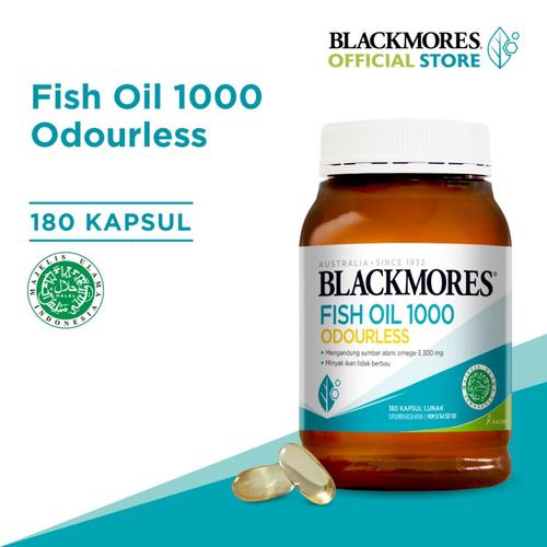 Promo Blackmores Odourless Fish Oil 1000 Membantu Memelihara Kesehatan