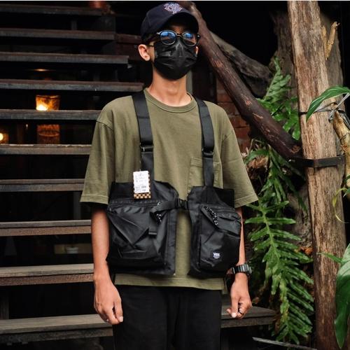 ENOF（イナフ）の「twill bag vest（ベスト）」 - WEAR enof twill bag