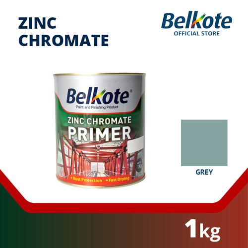 Jual Cat besi anti karat BELKOTE Zinc Chromate (Abu abu, 1 Kg) meni